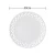 Import Wholesale 12&14 Inch Vintage Cream Hollow Porcelain Dinner Plates with Embossed Flower Rim from China