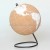 Import 10 Inches Desktop World Globe cork material rotating with 50pcs push pins white land printing from China