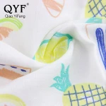 100% cotton voile fabric / Flowers printed beautiful design cotton screen printed fabric
