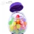 Import 100% Food grade Clear plastic 6.75 inches mini gumball vending machine for kids from Hong Kong