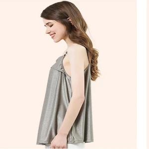 100% Silver Fiber Radiation Proof Sling Dress for maternity clothing
