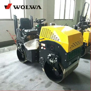1000kg weight of small  road roller with double drum road roller