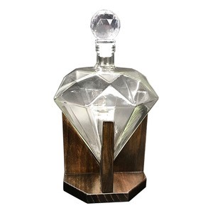 1000ml Hand Made Diamond Liquor Decanter Great Gift  Alcohol Whiskey Vodka Rum Wine Tequila Whiskey Decanter For Sale