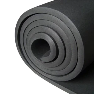 10mm black nitrile rubber foam sheet rubber NBR foam sheet rubber foam insulation sheet for hvac system