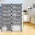Import 12-Cube DIY Shoe Rack Modular Organizer Plastic Cabinet 6 Tier Shelving Bookcase Cabinet Closet from China