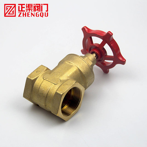 1/2 Full cooper gate valve with female x femaleand with iron handwheel water control valve