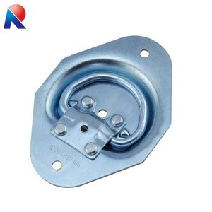 1200lbs Zinc Plated Steel Recessed Tie Down Anchor