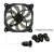 Import 1200rpm LED case fan 120mm rainbow high cfm 120x120x25mm pc computer case rgb cooling fan from China