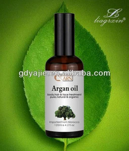 120ml Organic argan oil morocco for body skin hair face care treatment beauty products for women and men China manufacturers OEM