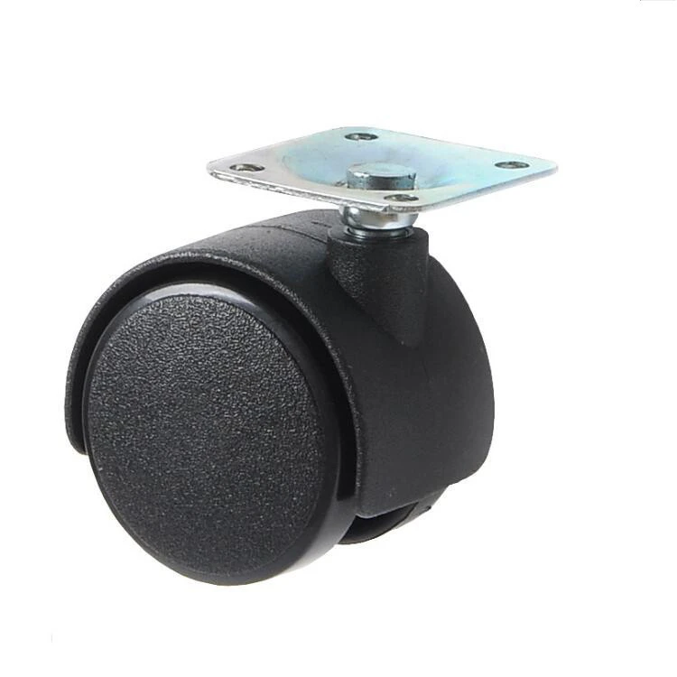 1.25 inch casters wheel for furniture chair plastic CW-91