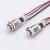 Import 12mm High Head Metal Push Button Switch Ring Led Red White Instrument Switch 220V Self Locking Switch from China