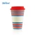 Import 12oz biodegradable custom printed reusable melamine Bamboo Fiber Coffee Cup with lids from China