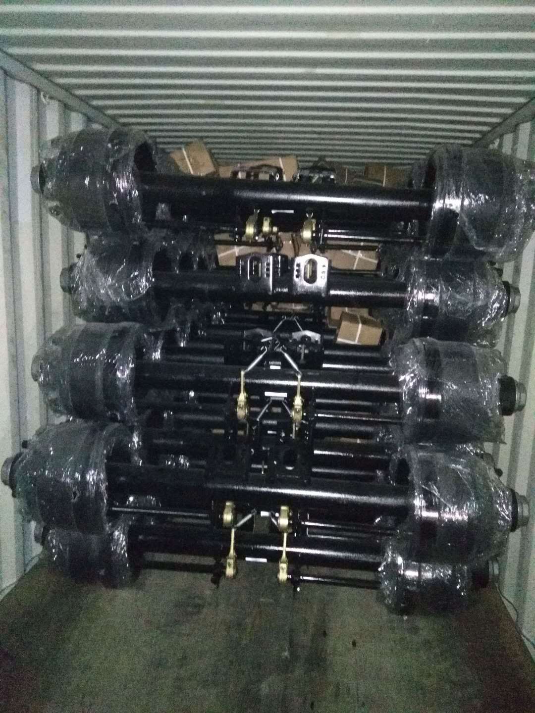 Buy 12t Germany Type Axle With 10 Holes Studs Iso Square Beam from ZIBO ...