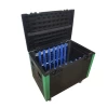 12u 16U rack case with 4 wheels/12u amp rack case/road ready flight cases