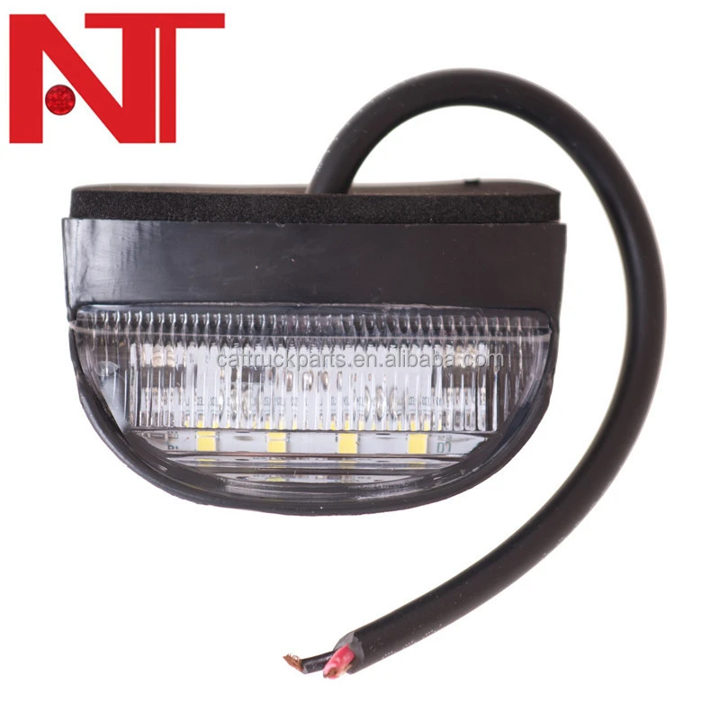 12V LED Number Licence Plate Light Rear Tail Lamp Truck Trailer Lorry White automobiles and motorcycles PARTS