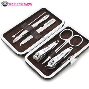 15 Pieces Stainless Steel Manicure Pedicure Set, Instruments Kit Includes Cuticle Remover with Travel Case Beauty Care Tool