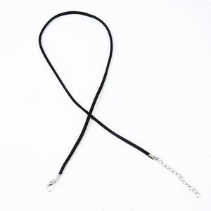 1.5*3mm Velvet Chain Rope Necklace Lobster Clasp Cord Accessories