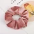 Import 16 Colors available cheap wholesale solid color soft velvet scrunchies hair tie elastic hair band for women lady and girls from China