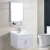 Import 16 Years Factory Aluminum waterproof modern bathroom wash hand basin mirror cabinets (22B-80CM) from China