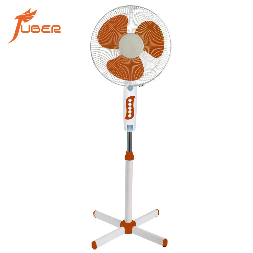 16inch stand fan with cross base 450mm and strong line grill electric fan for cooling