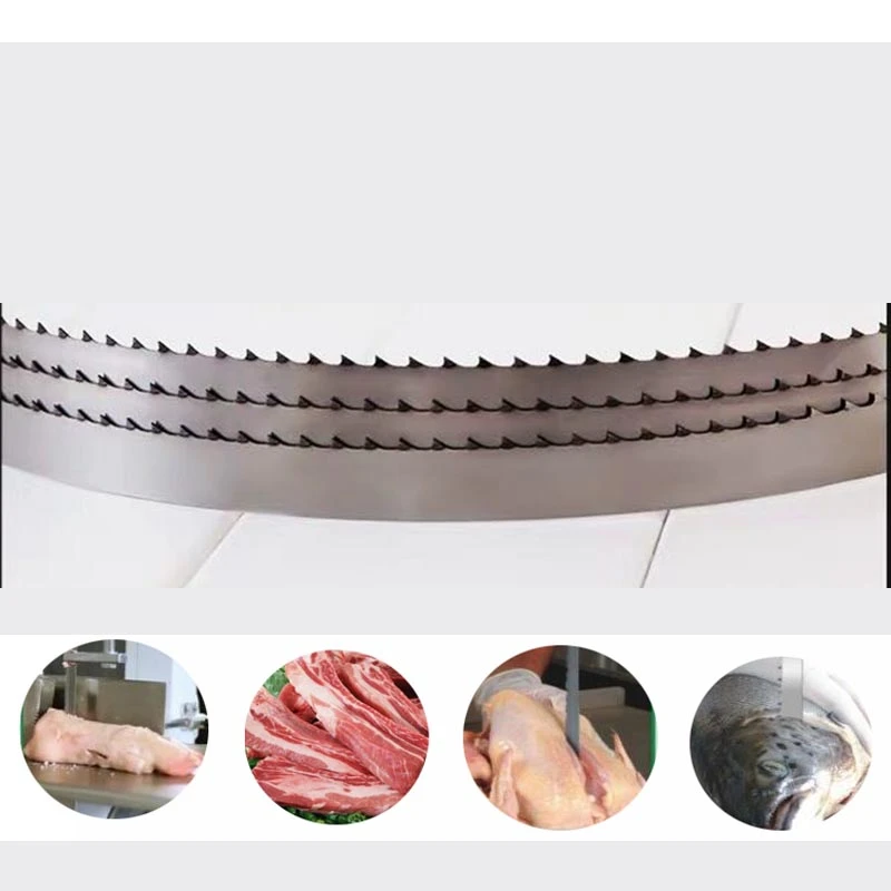 1650mm meat and bone cutting band saw blade