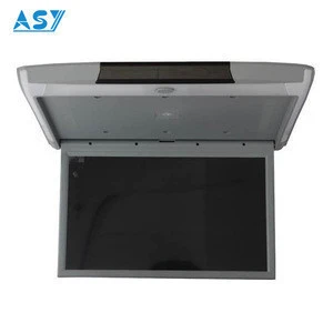 17.3 inch hdmi flip down monitor bus/ car roof mounted monitor with TV