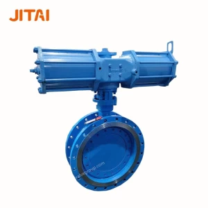 18 Inch Low Pressure Carbon Steel Pneumatic Control Butterfly Valve for Air
