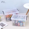 18L Hot Sale household and Office Use Clear Plastic Storage Box with Lid Food Gift Packing Box