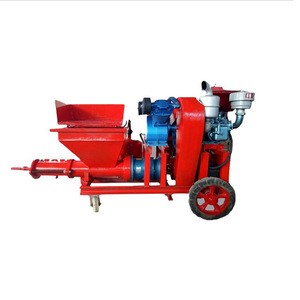 1.8m3/h China Electric 50l Diesel Engine Spray Screw Cement Spraying Dry Mortar Plastering Machine