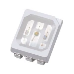 1Bag/1000pcs High Bright 6pin Epistar Epileds Sanan Chip thin thick film diffused 3528 Smd Red Green Blue 3 in 1 0.6W power