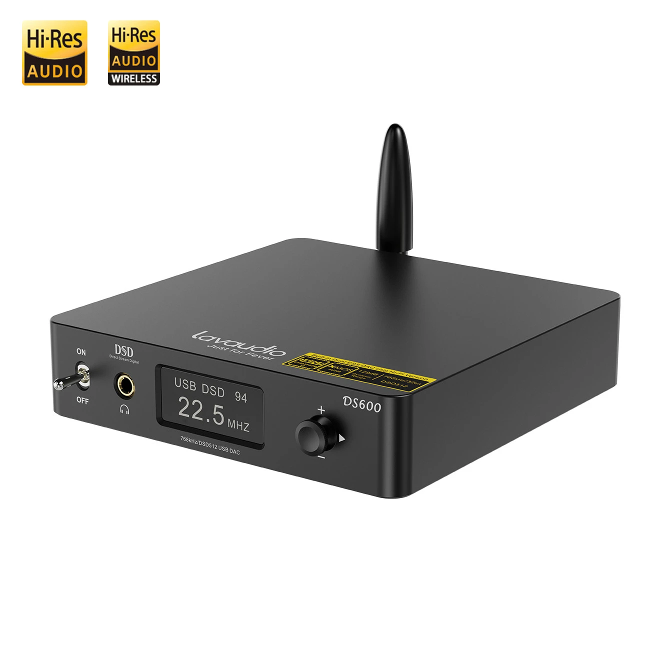 1Mii DAC Hi-Res 5.0 BT Audio Receiver, Headphone HiFi Amplifier Decoder For Audio System With 768KHz/32bit