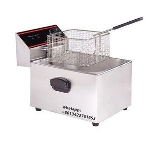 2 baskets Commercial Electric Deep Fryer/deep fried chicken machine