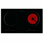 2 electric infrared cooker/High Quality Built-in 2 Cooking Zone Ceramic Cooktop Electric Stove