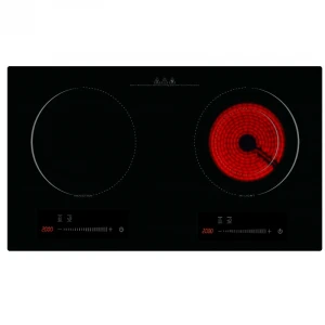 2 electric infrared cooker/High Quality Built-in 2 Cooking Zone Ceramic Cooktop Electric Stove