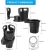 Import 2 in 1 Multi functional Universal Insert Car Cup Holder Ex pander Adapter 360 Rotating Adjustable Base to Hold Storage Rack from China