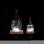 2 in 1 package Storm Glass in water drop shape