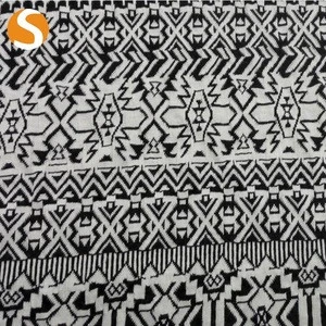 2017 high quality jacquard knitting yarn dyed feeder stripe cotton fabric for garment