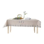2018 New fancy home popular dining round party decor embroidery table cloth