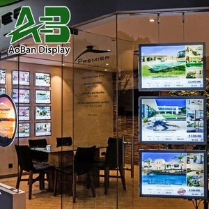 2019  Innovative A1234 Advertising Glass Acrylic Shop Front Cable Light Box Display travel agent