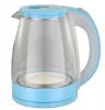 2020 hot sale LED Light blue color automatic glass kettle