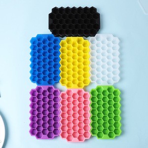 2020 Hot Silicone Honeycomb Ice Maker Mold 37 Grid  for Home to Make Ice Cube Trays Bucket Tools