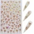 Import 2020 new  fashion glitter  butterfly DIY nail art sticker DIY  for beauty salon from China