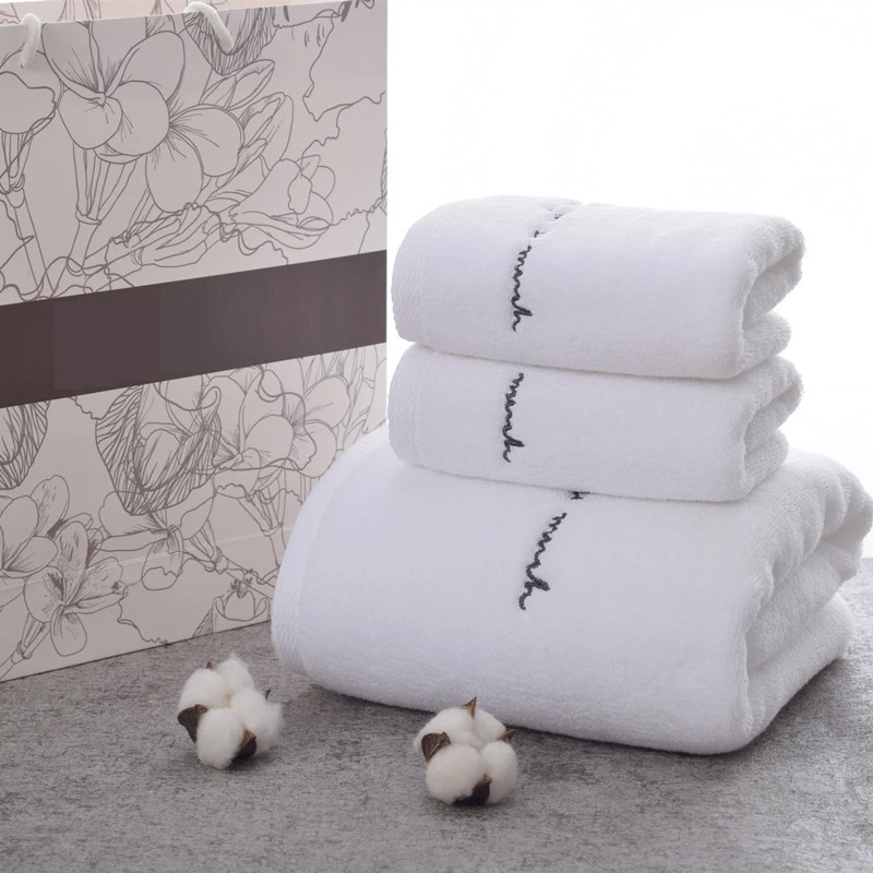 2020 new pure cotton couple adult Bath Towel Gift Box