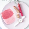 2021 Electrical Rechargable Cleansing Face Silicone Facial Exfoliating Cleanser Brush