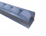 2021 Hot Sale Simple And Slidably Aluminum Industrial Roller Track