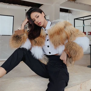 2021 new fashion trend womens furfurfoxcoat womenreal fox fur coatred fox fur coatreal red fox fur coat