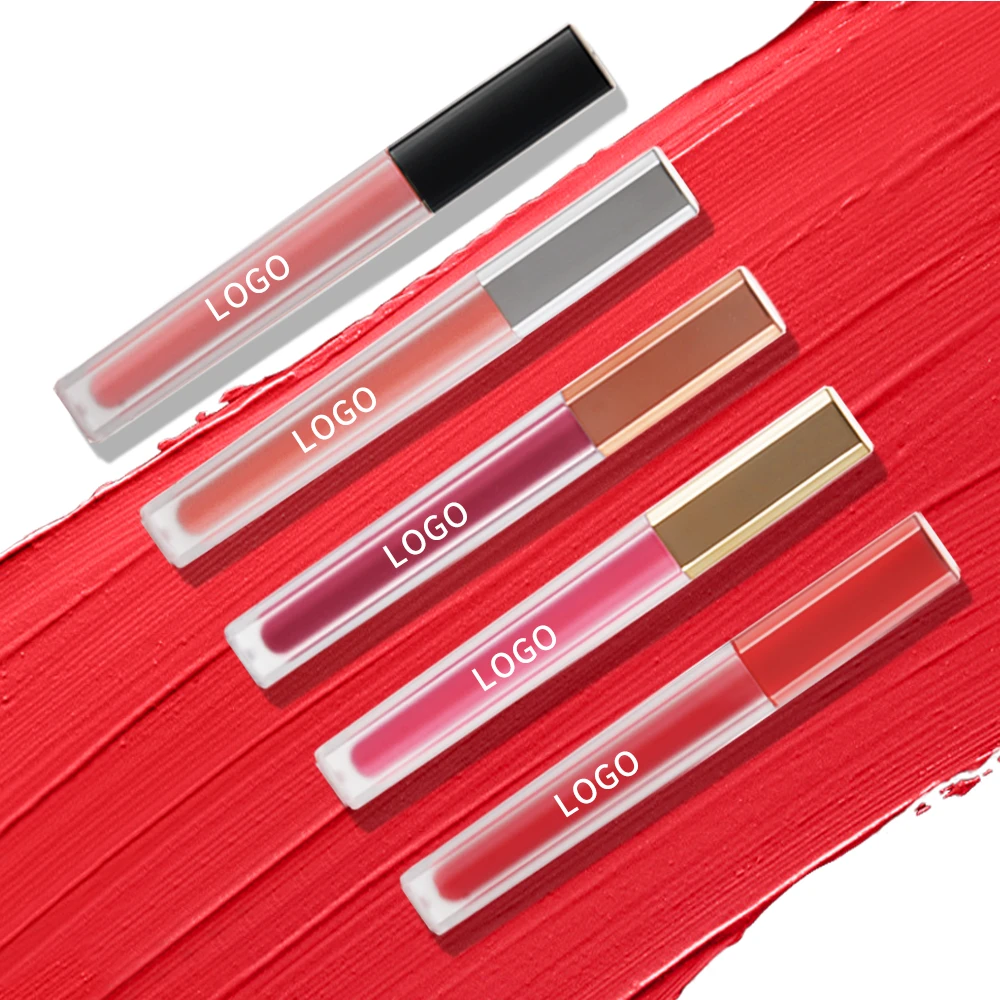 2021 New Makeup Cosmetics Liquid Vegan Custom  Waterproof Lipstick Private Label Lipstick