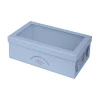 2021 new trends eco-friendly packaging removable cover flat pack  custom shoe box