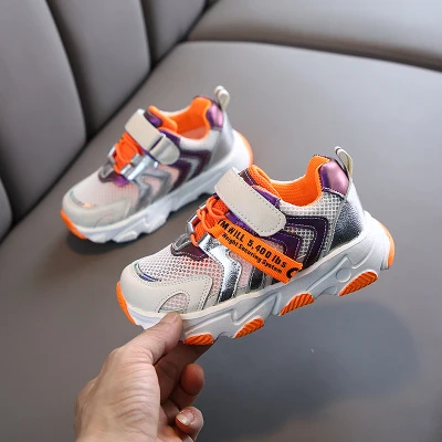 2021 spring ODM Footwear Breathable Running Colorful New Arrivals mesh Ins Comfortable Boys Girls Kids children shoes girls
