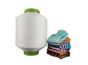 2075 elastane yarn recycling polyester yarn  for socks machine wrapping yarn for popular socks